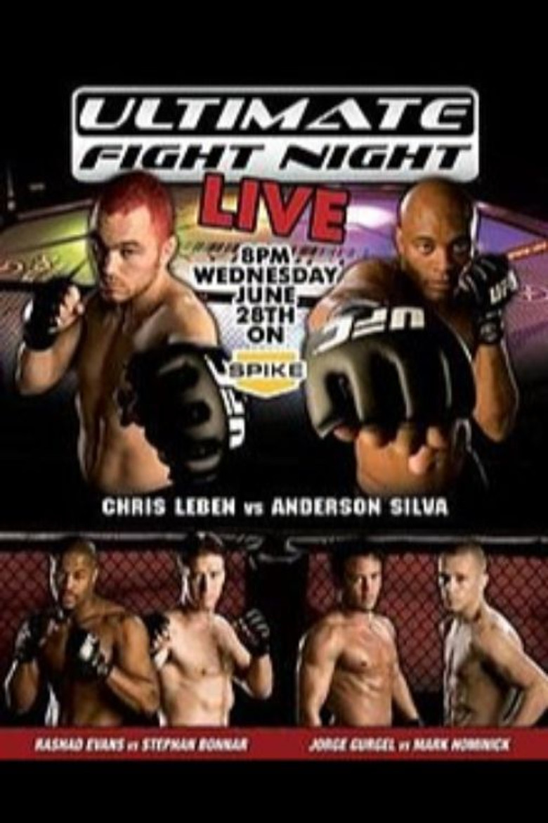 UFC Fight Night 5: Leben vs. Silva poster background