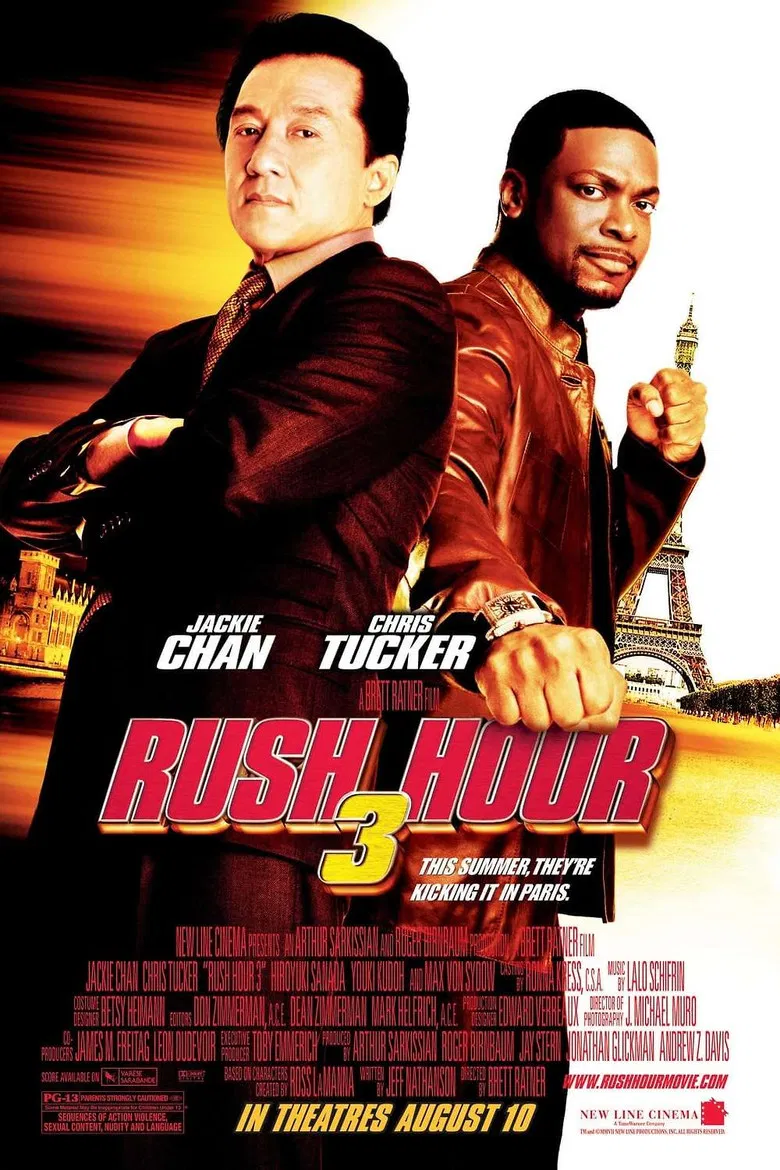 Making Rush Hour 3 poster background
