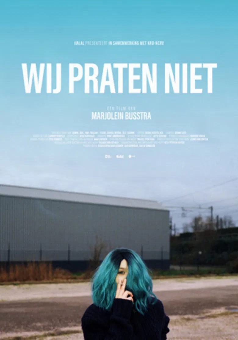 Wij praten niet poster background