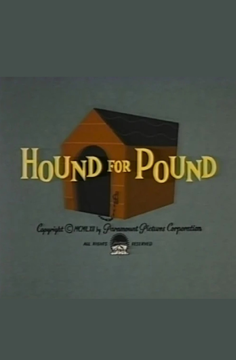 Hound for Pound poster background