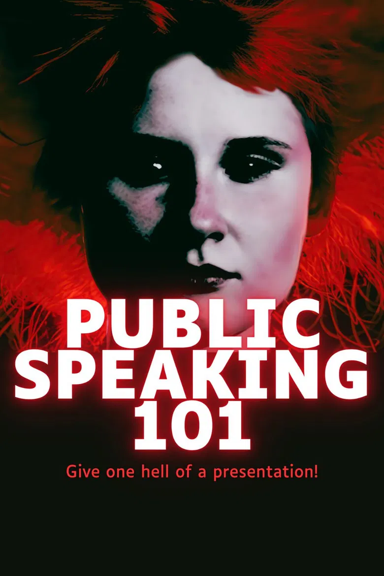 Public Speaking 101 poster background