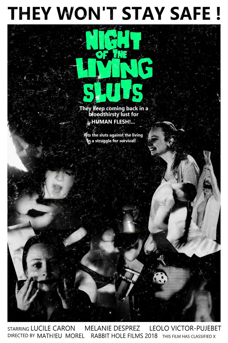 Night of the Living Sluts poster background