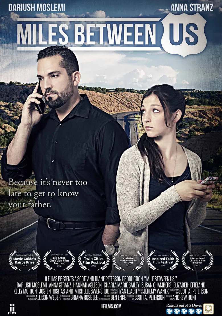 Miles Between Us poster background