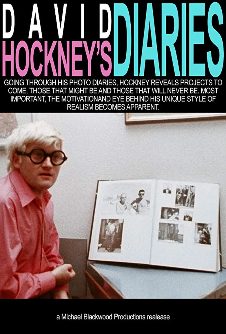 David Hockney's Diaries poster background