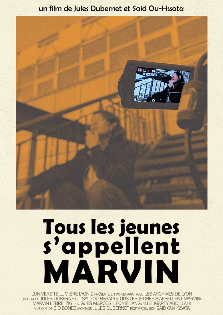 Tous les jeunes s'appellent Marvin poster background
