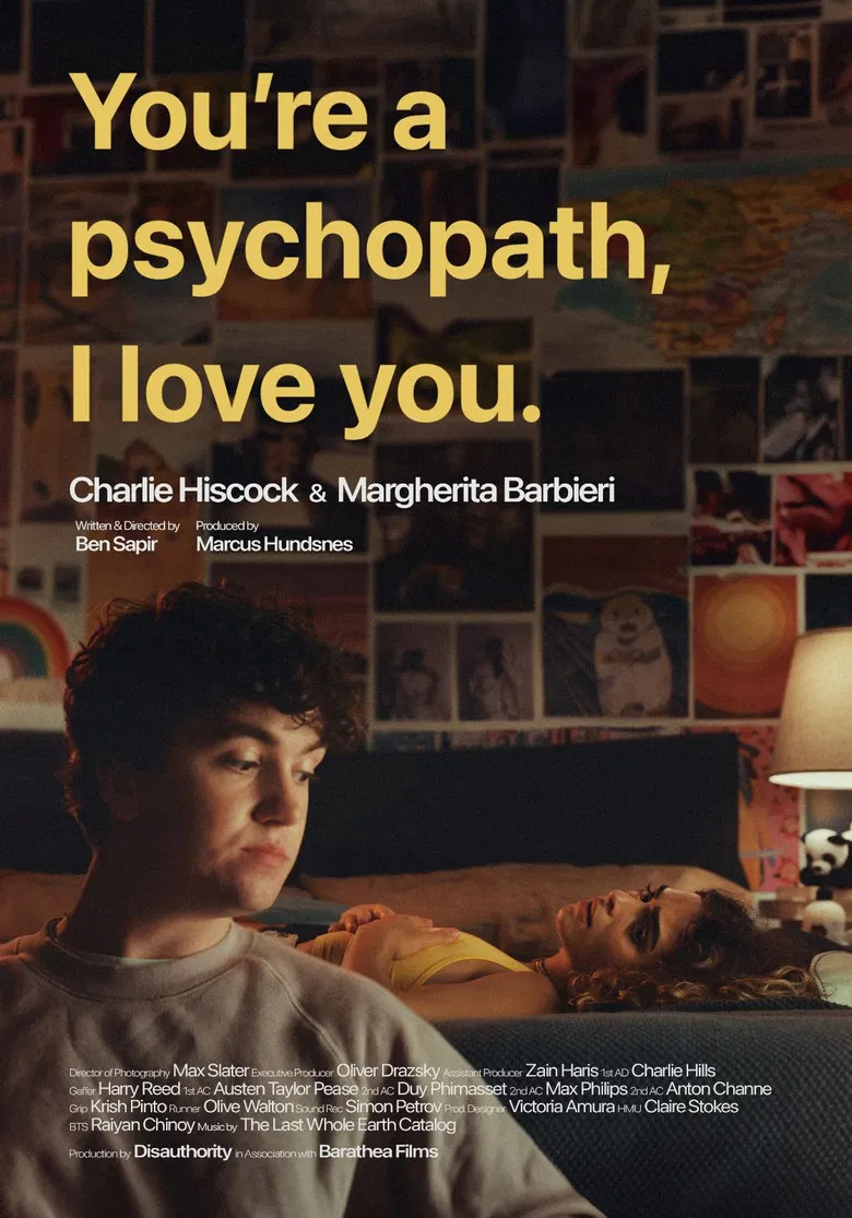 You’re A Psychopath, I Love You. poster background