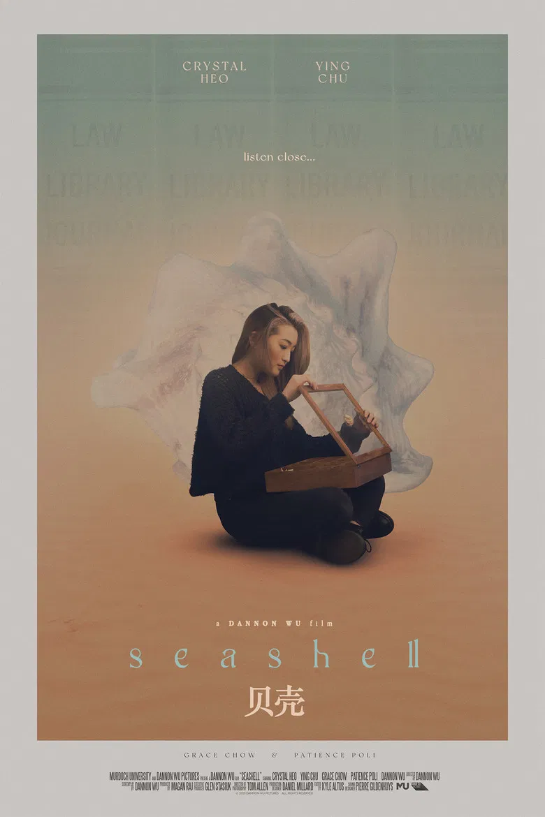 Seashell poster background