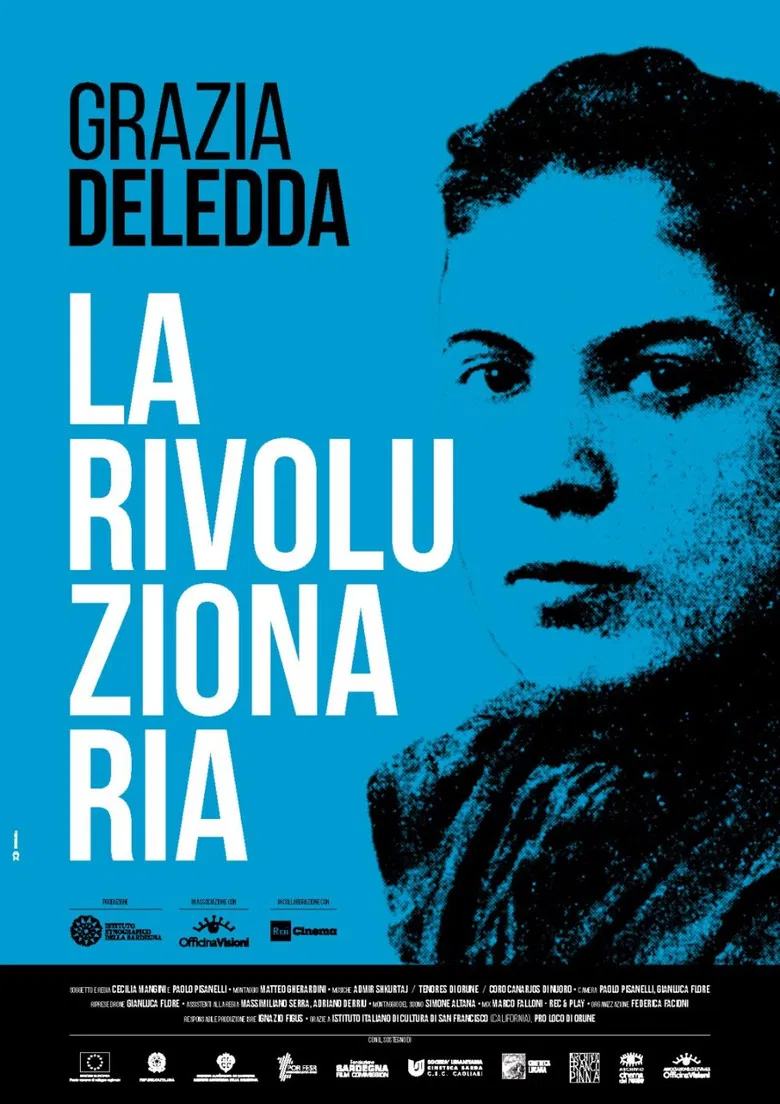 Grazia Deledda, the Revolutionary poster background