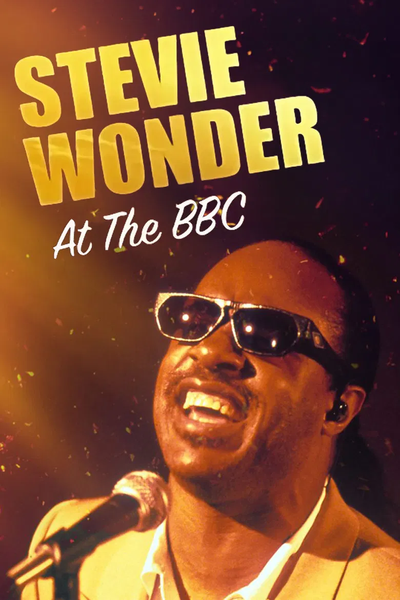 Stevie Wonder at the BBC poster background