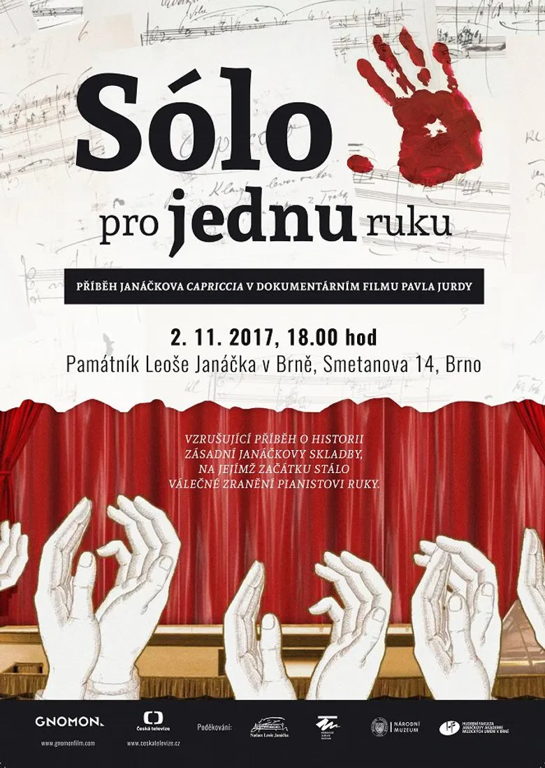 Sólo pro jednu ruku poster background