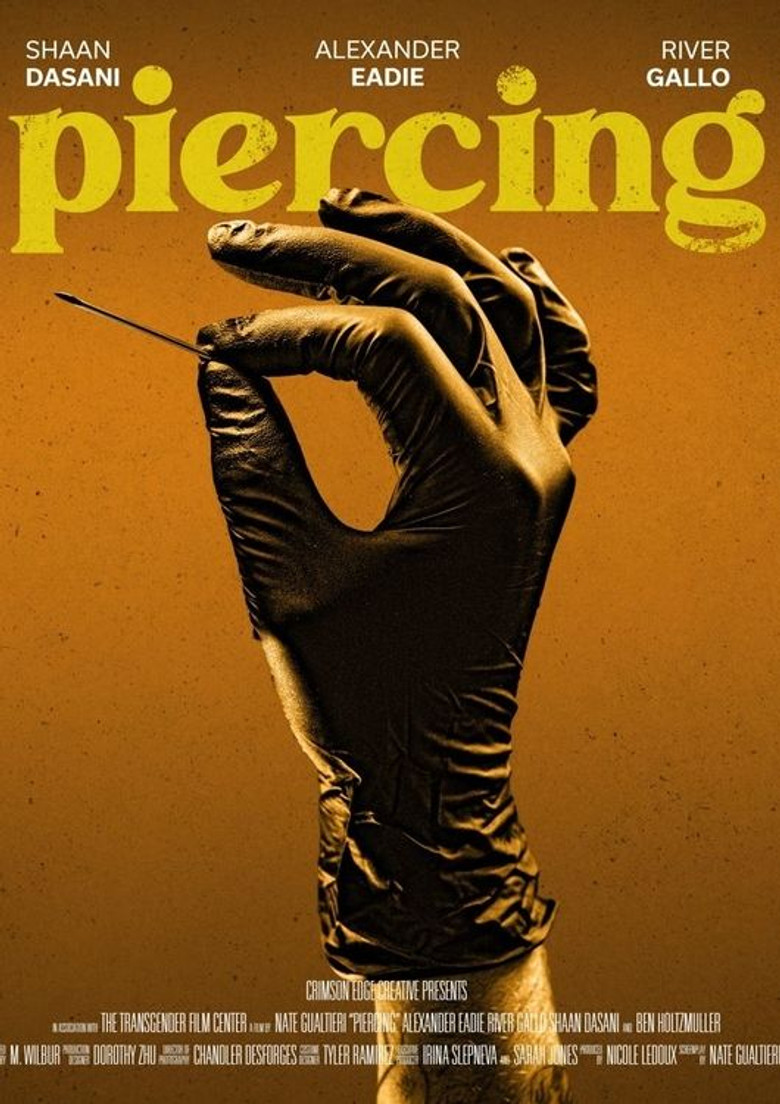Piercing poster background