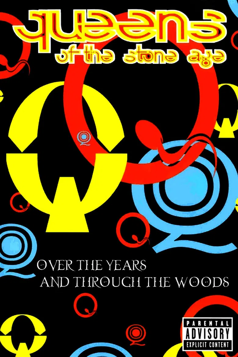 Queens of the Stone Age: Over the Years and Through the Woods poster background