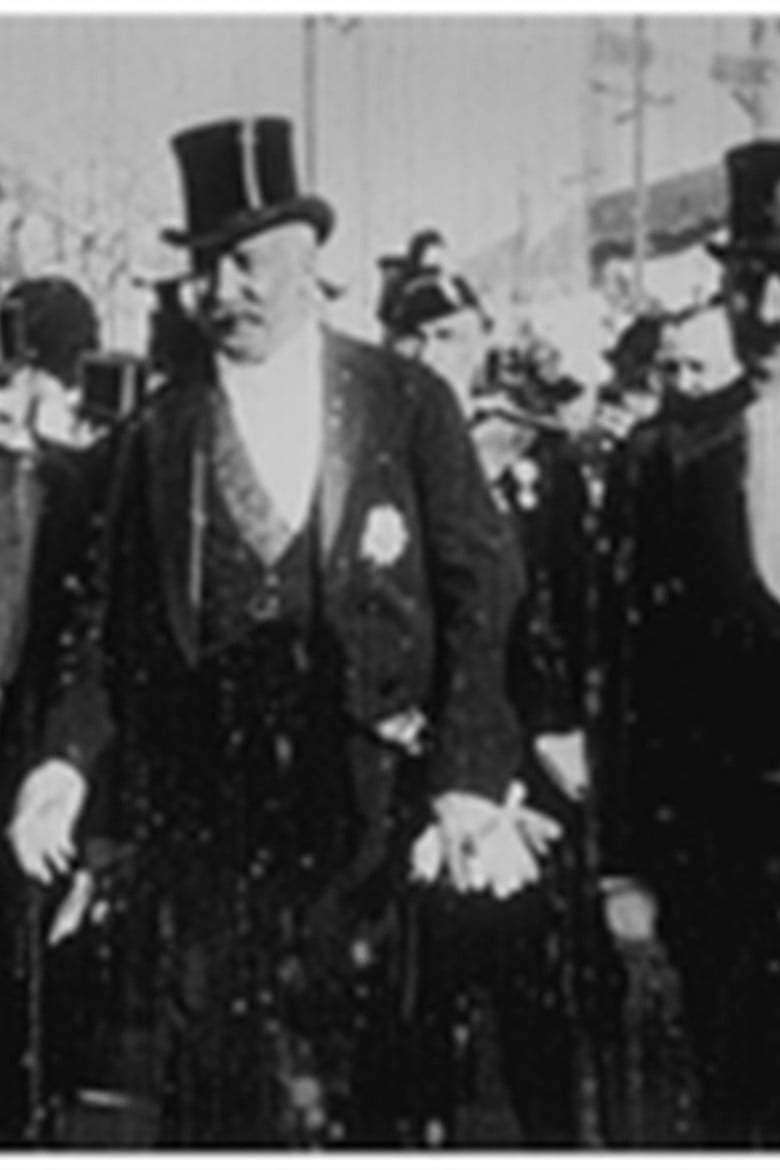 M. le président arrivant au bal des Sablaises poster background