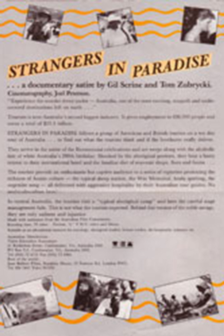 Strangers in Paradise poster background