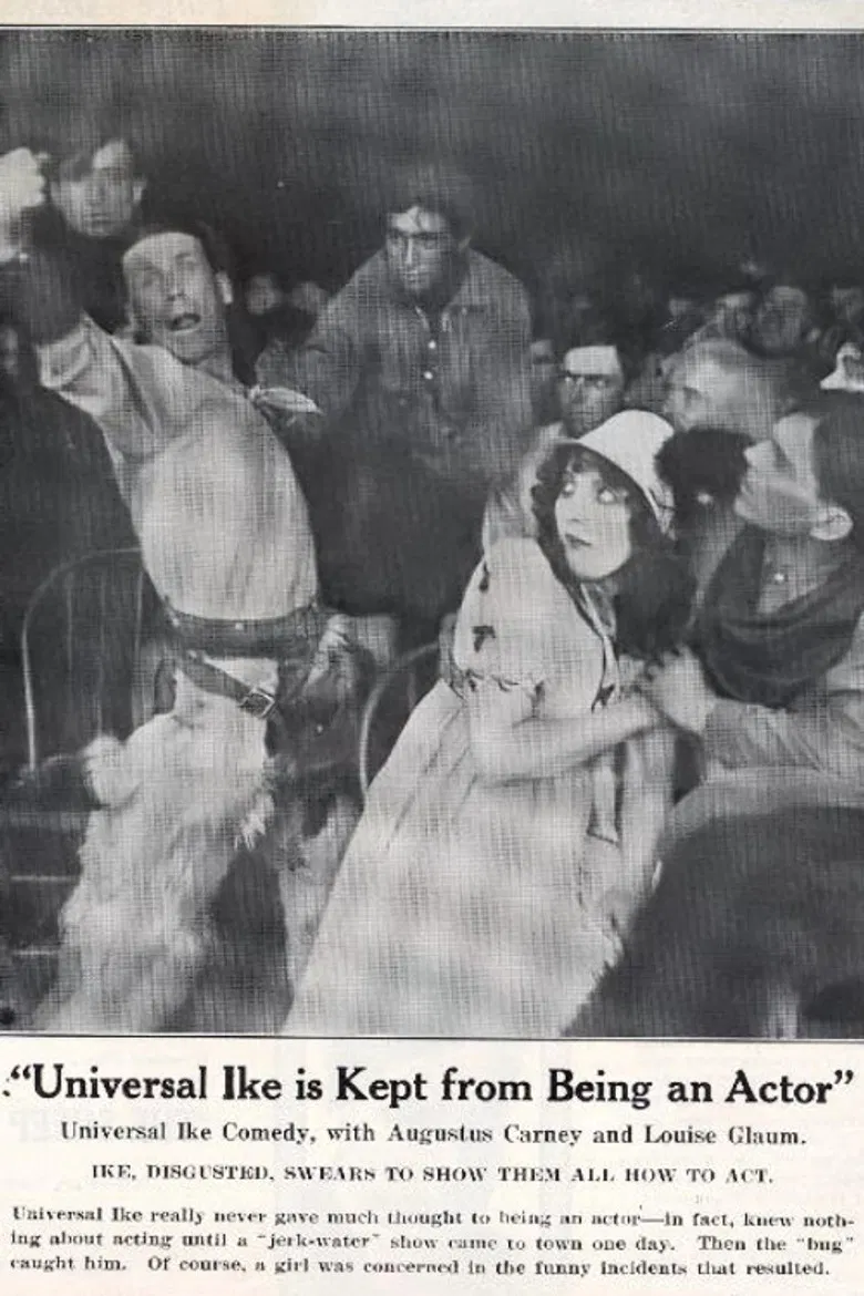 Universal Ike Junior Is Kept from Being an Actor poster background