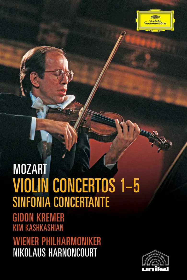 Mozart Violin Concertos 1-5 & Sinfonia Concertante in E Flat poster background