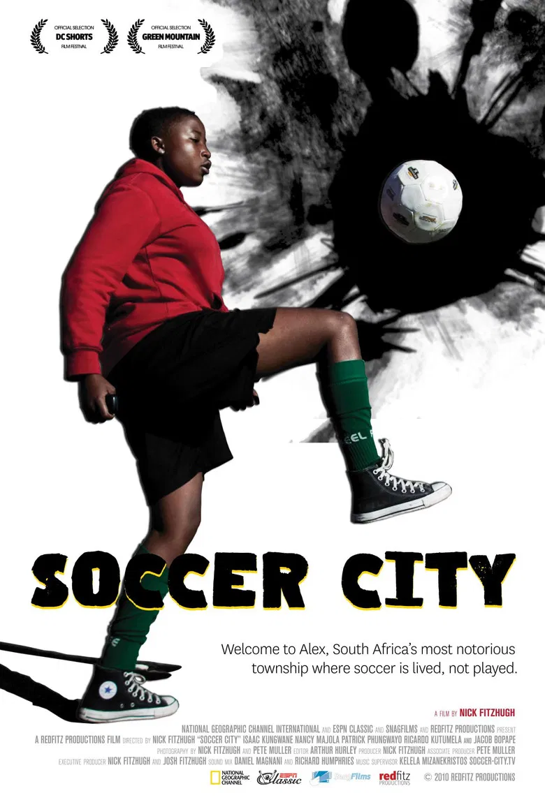 Soccer City poster background