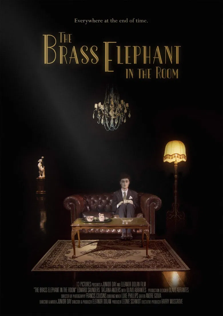 The Brass Elephant in the Room poster background
