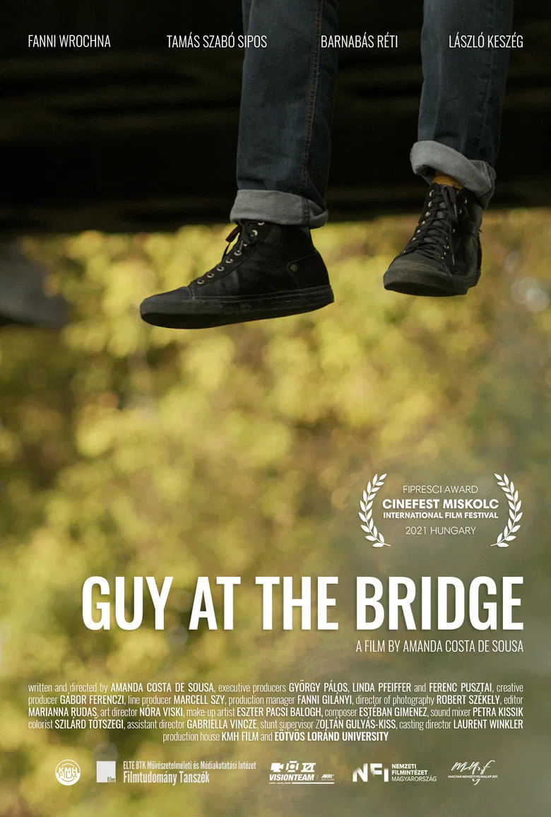 Guy at the Bridge poster background