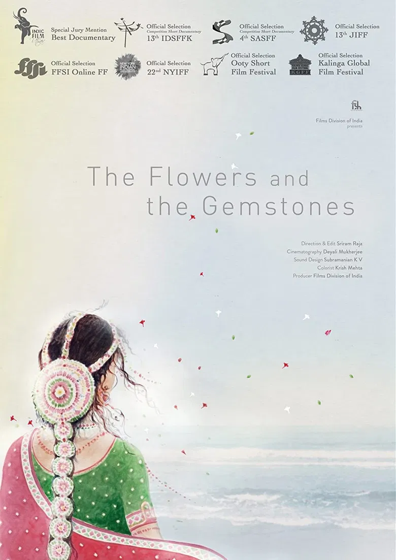 The Flowers and the Gemstones poster background