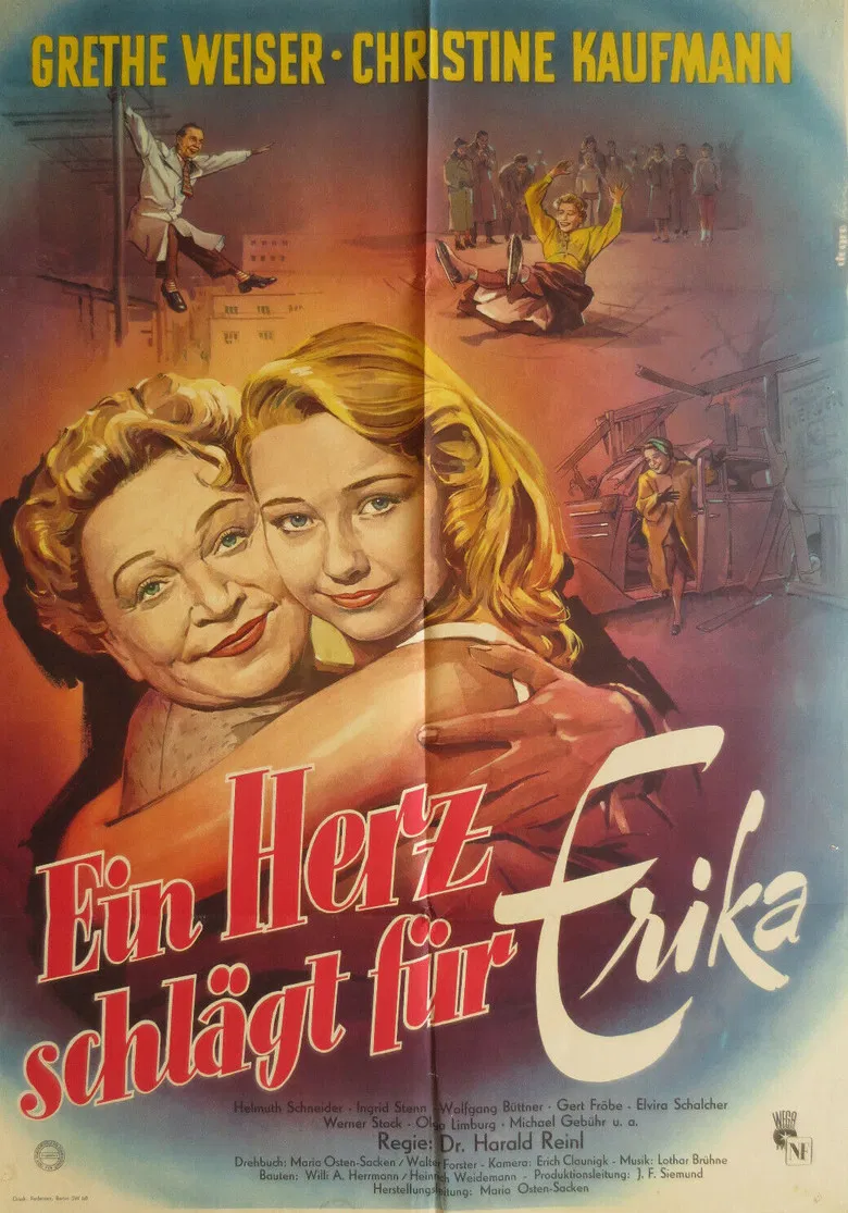 Ein Herz schlägt für Erika poster background