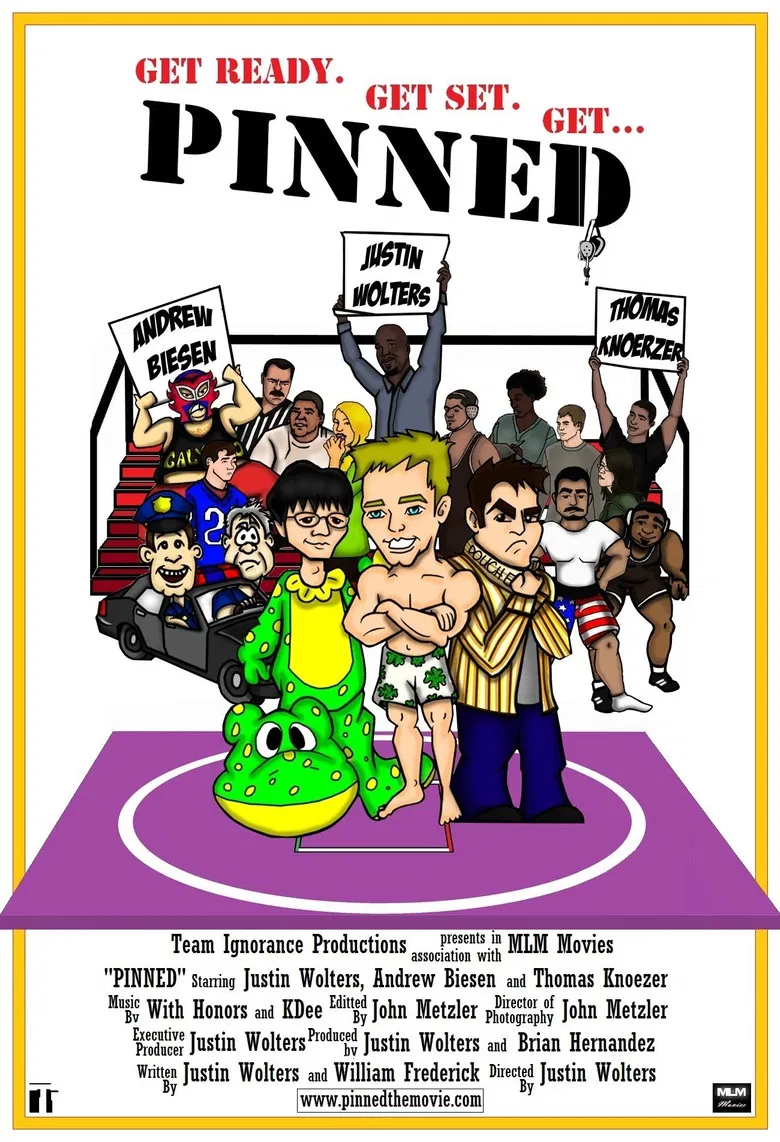 Pinned poster background