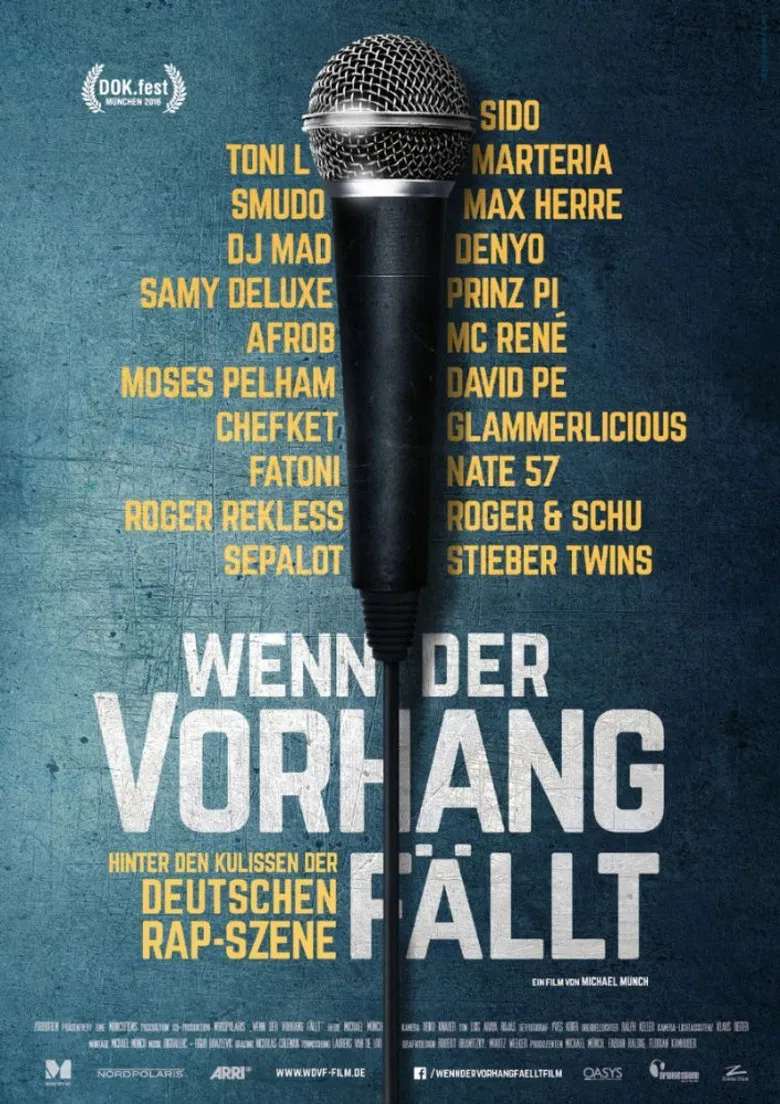 Wenn der Vorhang fällt poster background