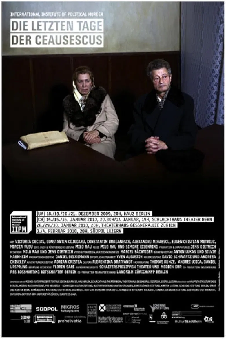 The Last Days of the Ceaușescus poster background