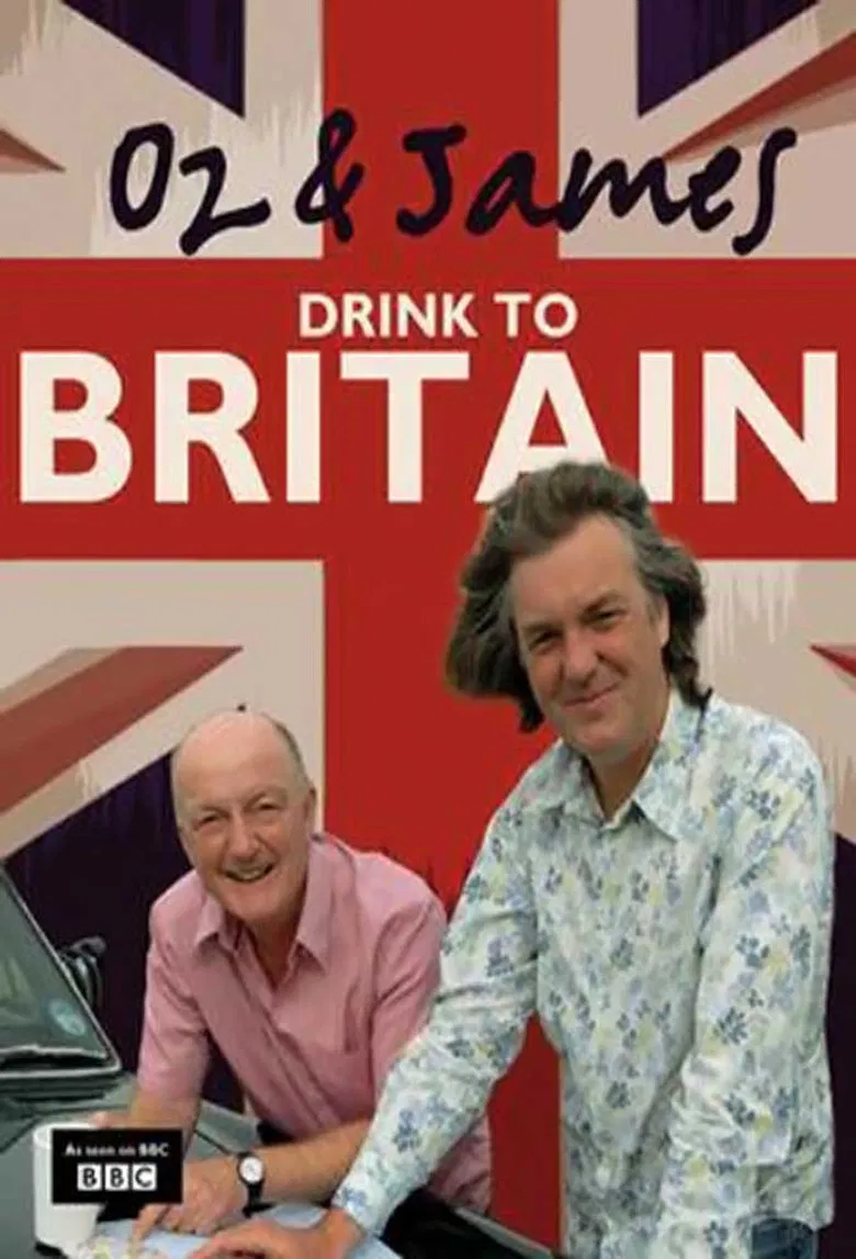 Oz and James Drink to Britain poster background