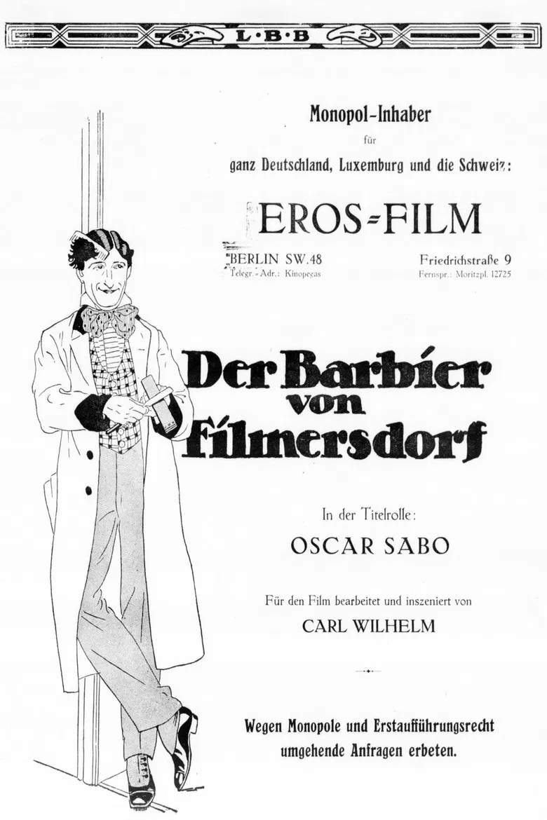 Der Barbier von Filmersdorf poster background