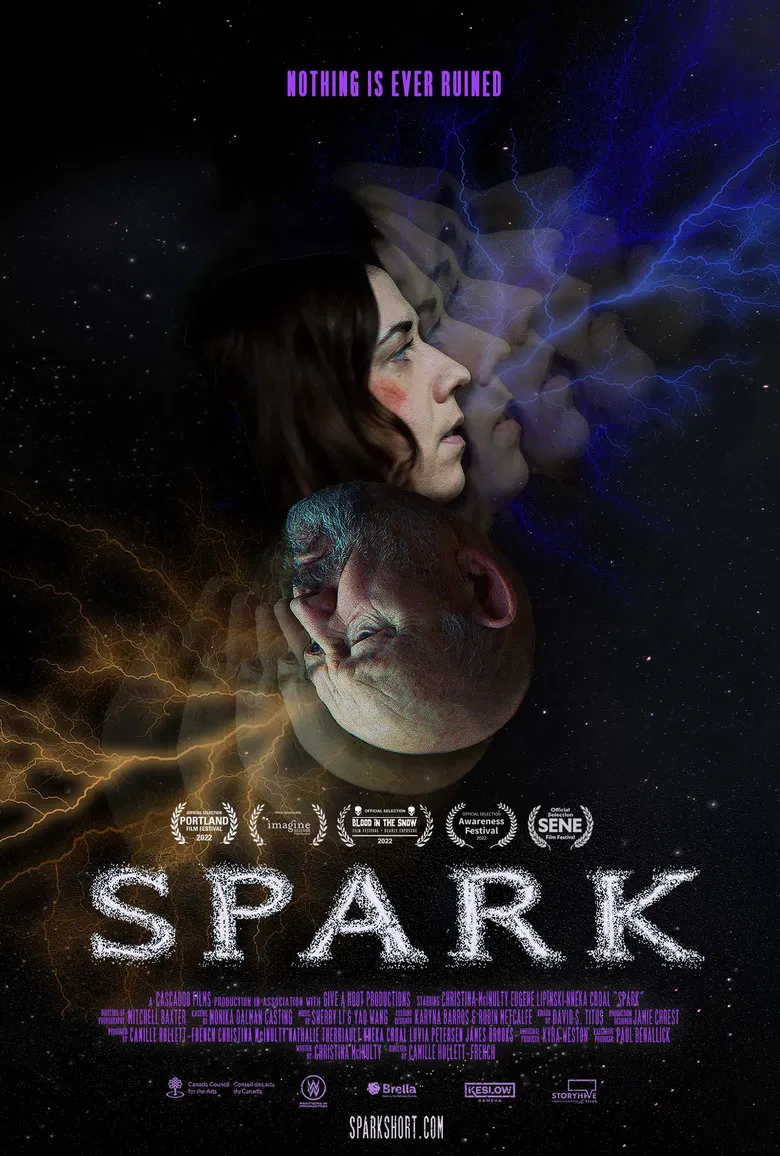 Spark poster background