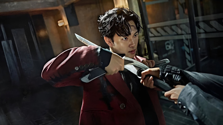 Characters navigating the dark underworld