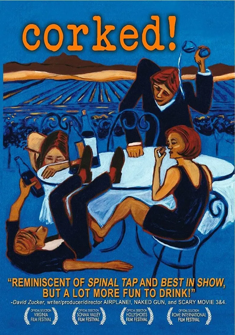 Corked poster background