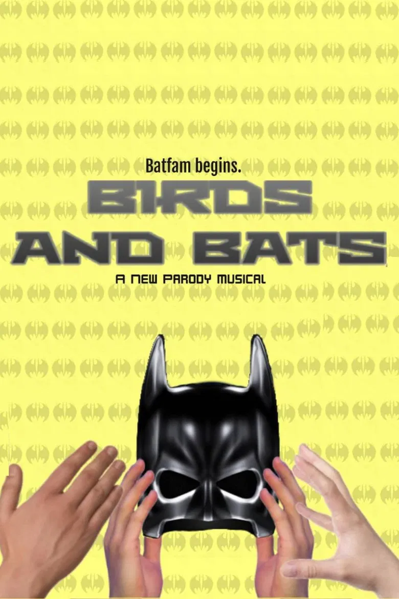 Birds and Bats: A Parody Musical poster background