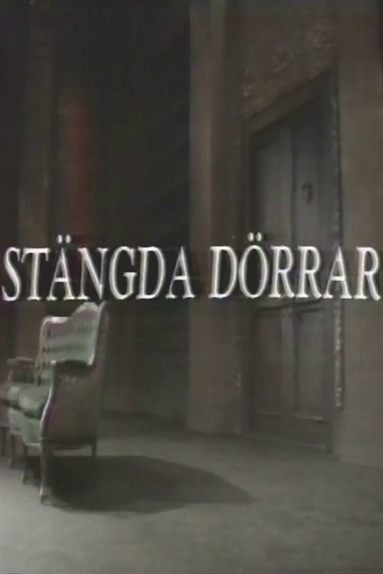 Stängda dörrar poster background
