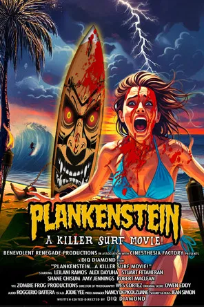 Plankenstein: A Killer Surf Movie poster background