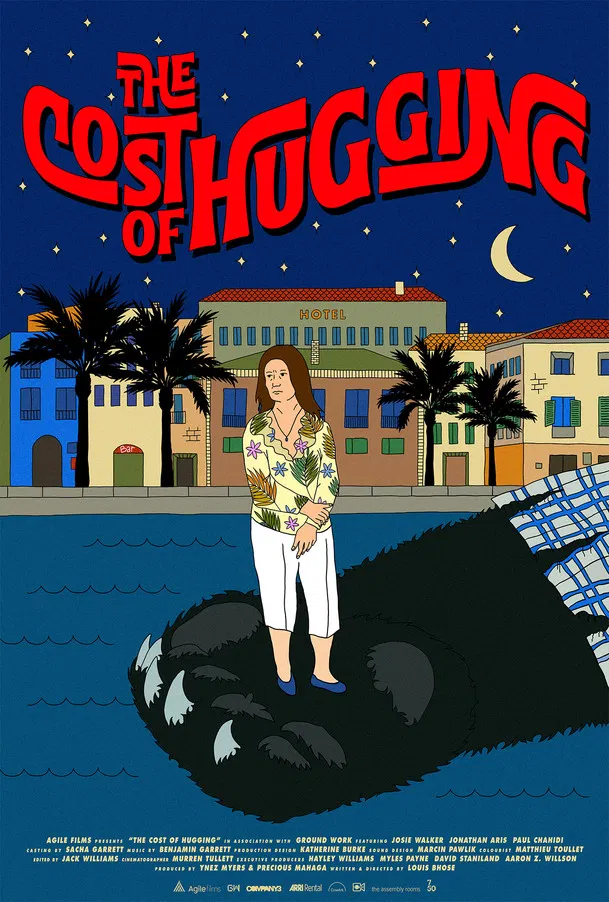 The Cost of Hugging poster background