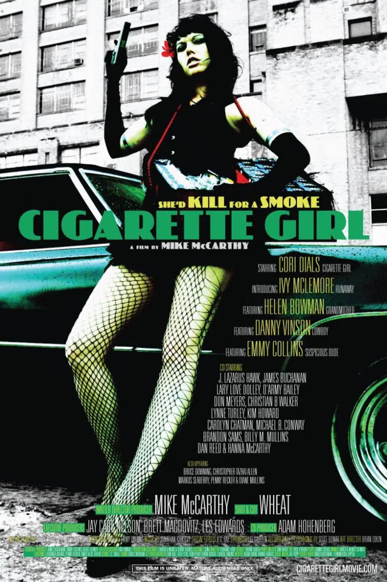 Cigarette Girl poster background