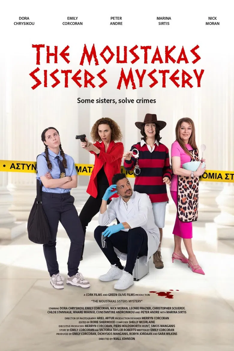 The Moustakas Sisters Mystery poster background