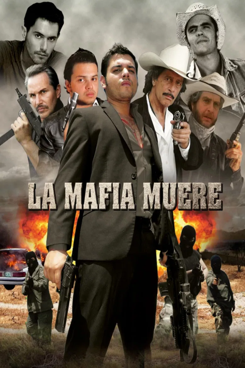 La mafia muere poster background