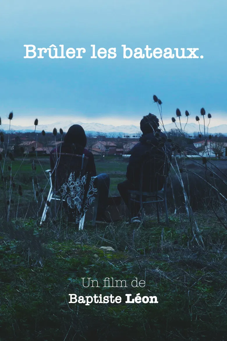 Brûler les bateaux. poster background