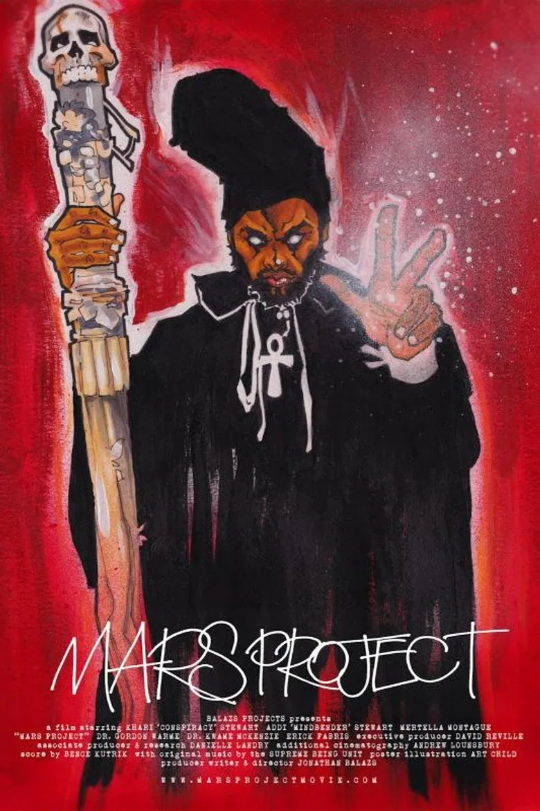 The Mars Project poster background