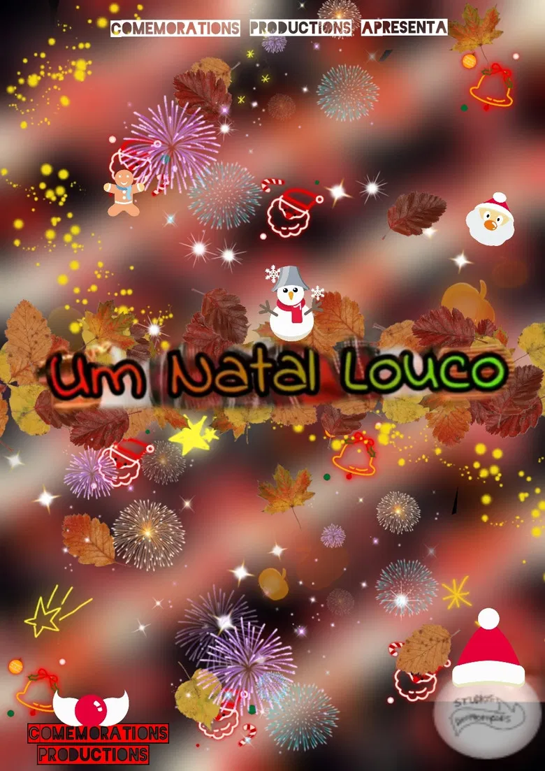 Going Crazy on Christmas poster background