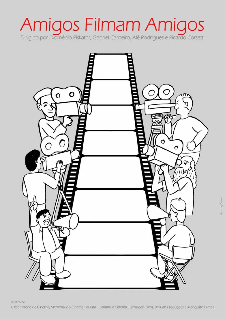 Amigos filmam amigos poster background