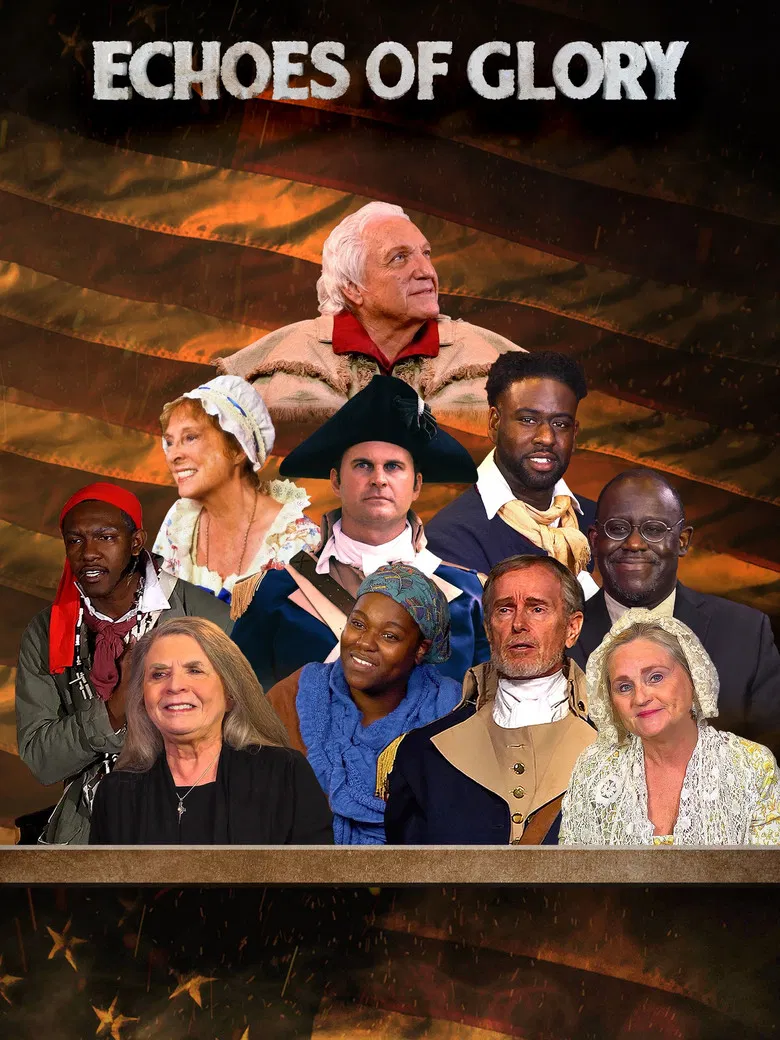 Echoes of Glory, Heroes from the American Revolution poster background