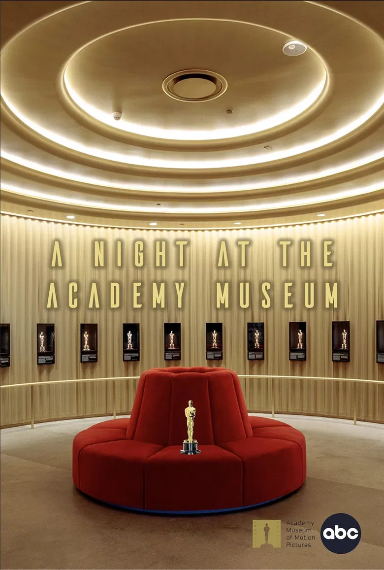 A Night at the Academy Museum poster background