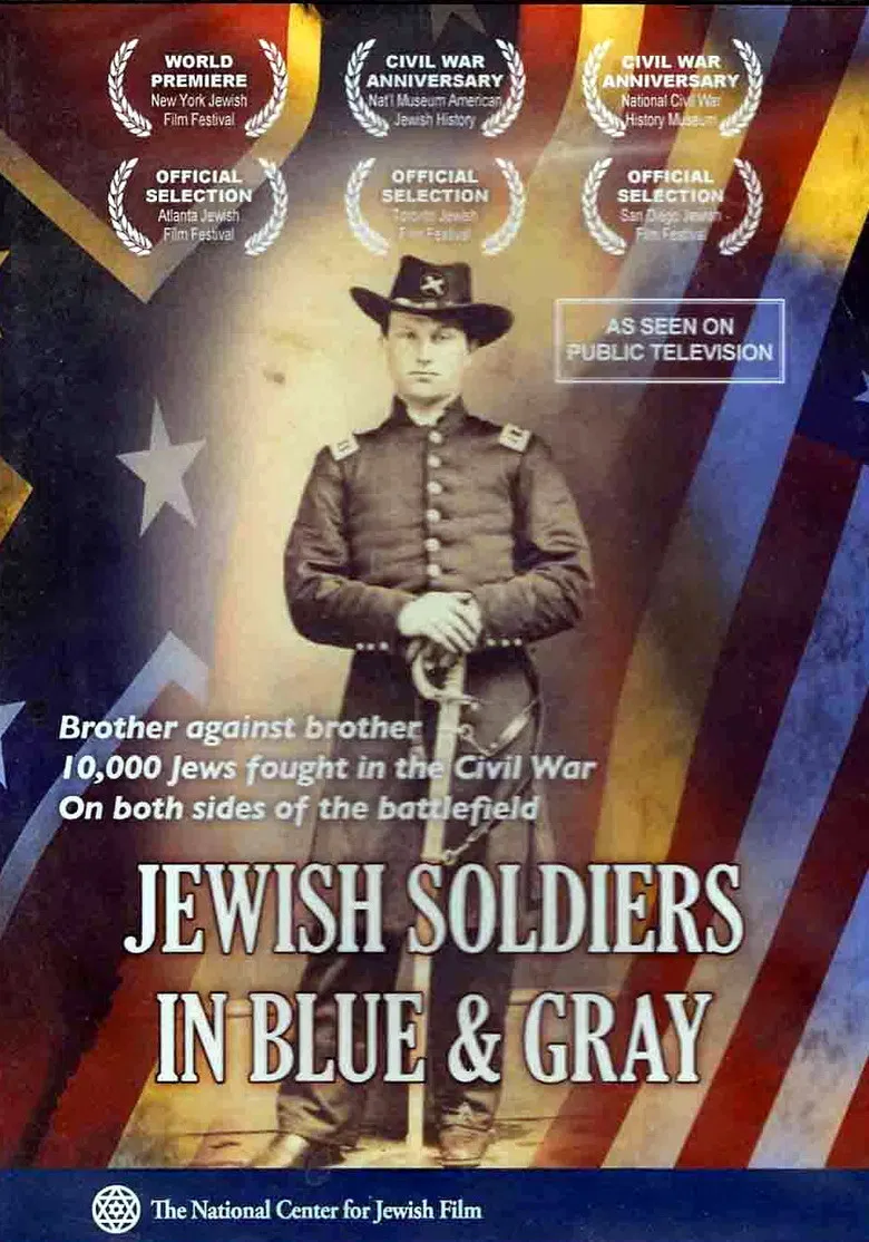 Jewish Soldiers in Blue & Gray poster background