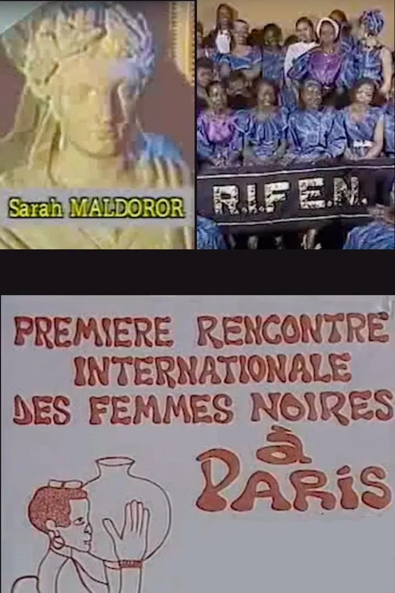 First International Conference for Black Women poster background