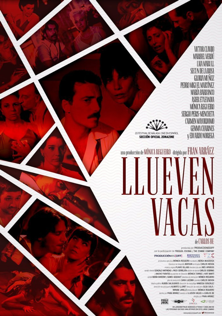 Llueven vacas poster background