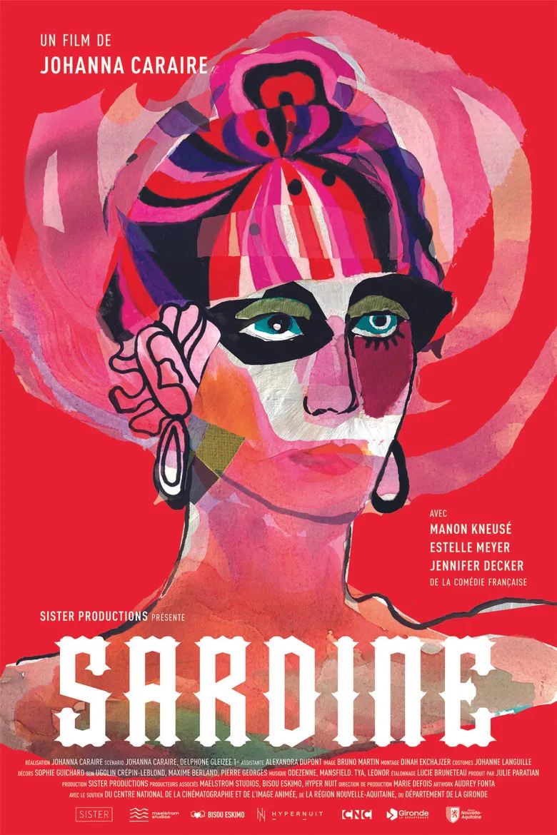 Sardine poster background